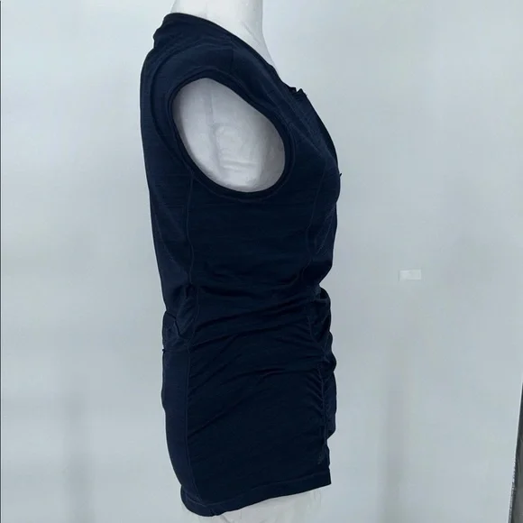 Athleta Women’s Small Sleeveless Athletic Tunic Top Ruched Performance Stretch - Picture 6 of 9